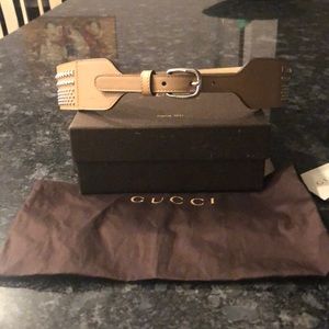 Gucci studded belt brand new with defects